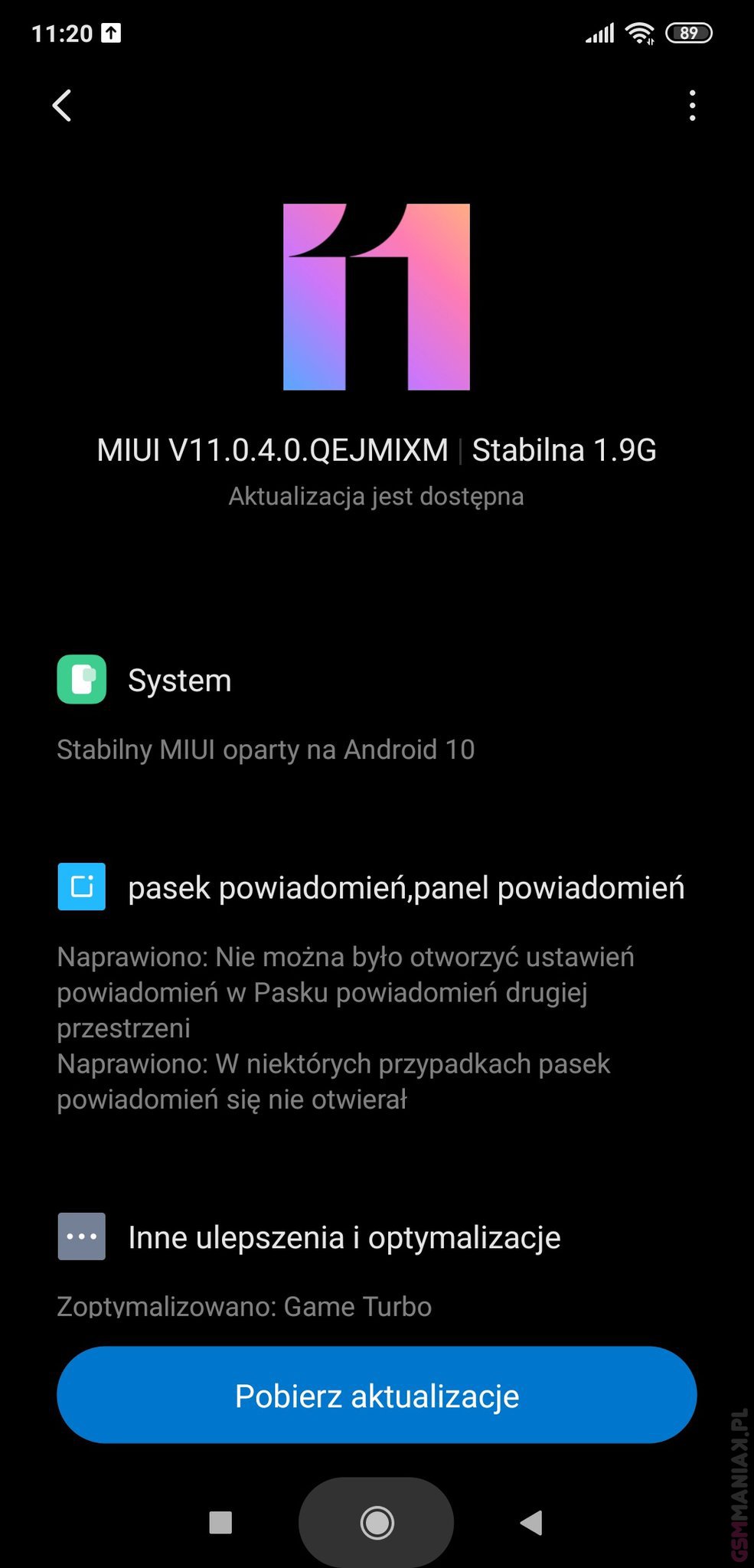 android 10 poco f1