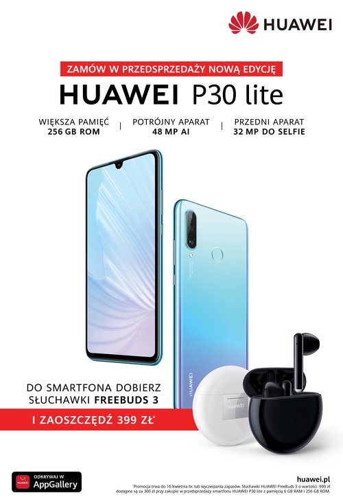 Nowa edycja Huawei P30 Lite w Polsce. Cena i przedsprzeda