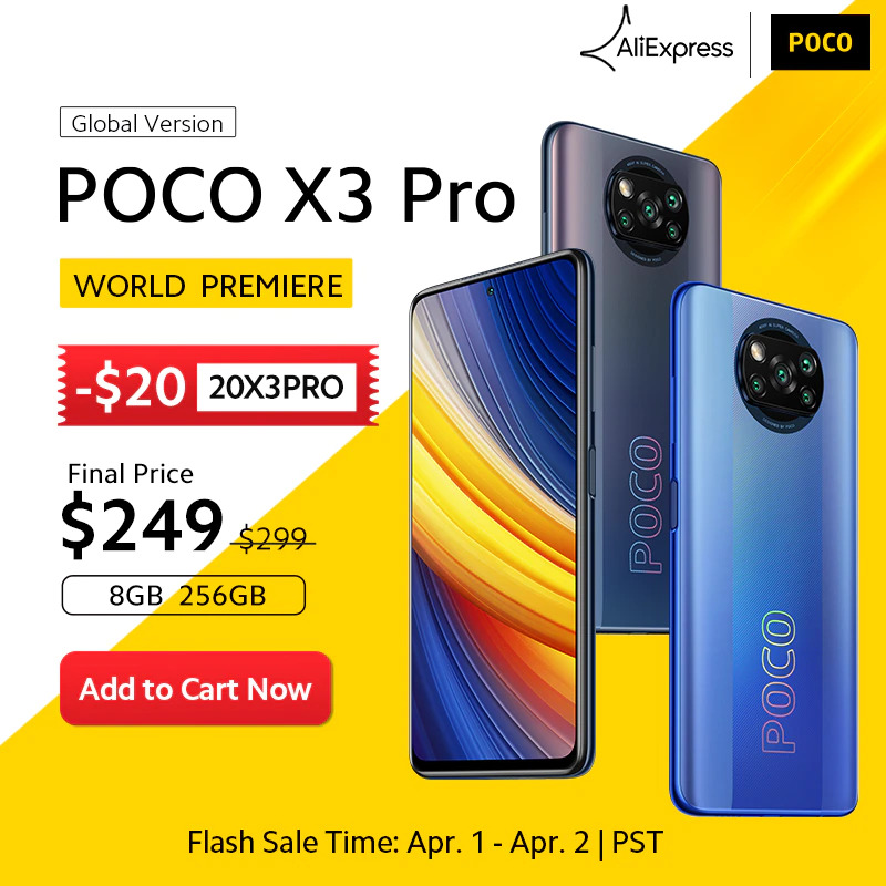 next sale of poco x3 pro