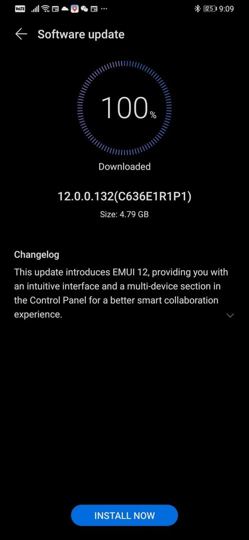 huawei p30 pro update android 12