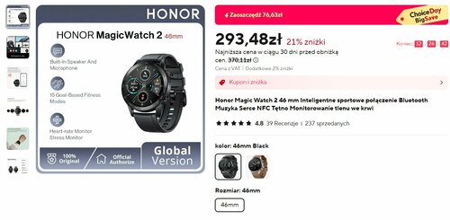 Honor Magic Watch 2