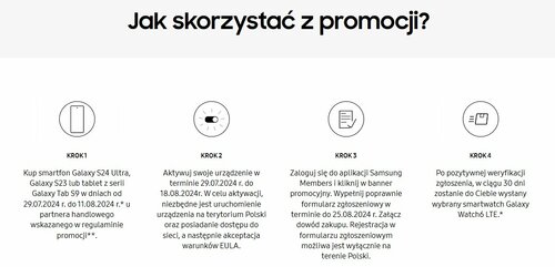 Samsung Galaxy S23 promocja z Galaxy Watch 6 LTE