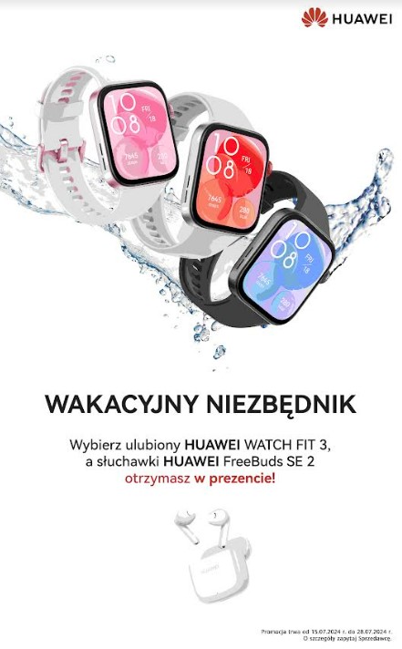 Huawei Watch Fit 3/ fot. producenta