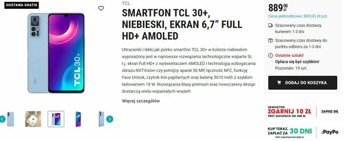 telefon z Biedronki