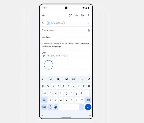 fot. Google Gmail, nowe funkcje AI Gemini