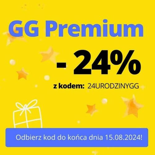 promocja 24% zniżki na urodziny GG/ fot. GG