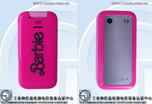 Barbie Flip Phone/ fot. TENAA