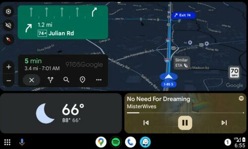 Mapy Google w Android Auto/ fot. producenta