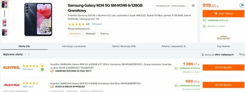 Samsung Galaxy M34 5G