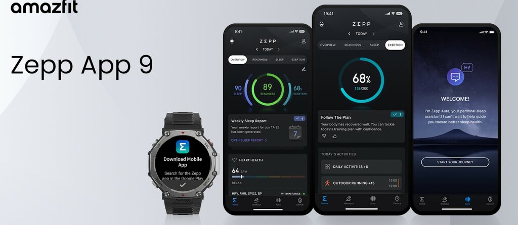 fot. Amazfit Zepp App