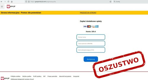 oszustwo mandat/fot. CERT Polska