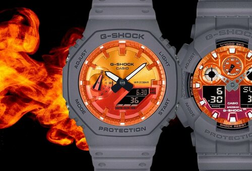 Casio G-Shock Flame Inside