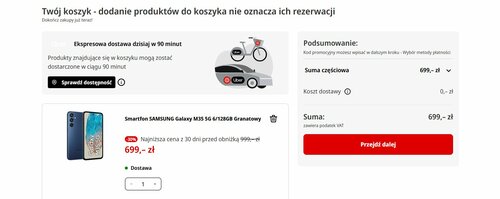 Samsung Galaxy M35 5G promocja Media Markt