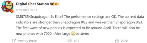 Snapdragon 8s Elite