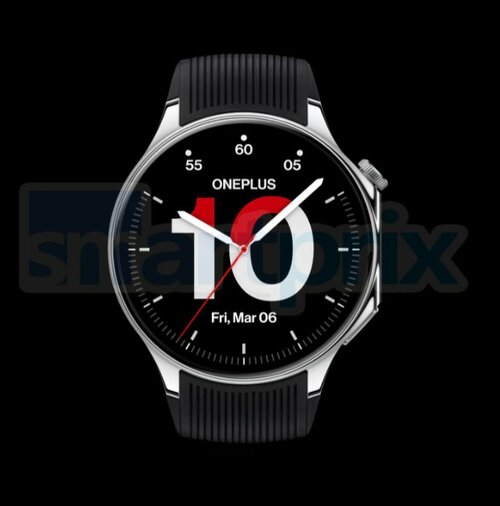 tak może wyglądać OnePlus Watch 3 z obrotową koronką/ fot. smartprix