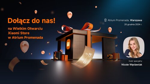 Xiaomi Store Warszawa Atrium Promenada otwarcie promocje