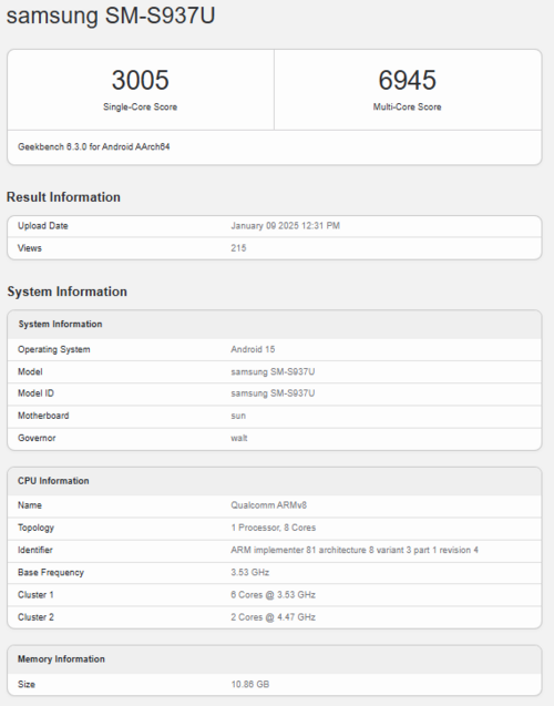 Samsung Galaxy S25 Slim