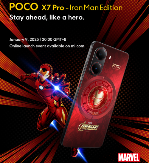 POCO X7 Pro Iron Man Edition