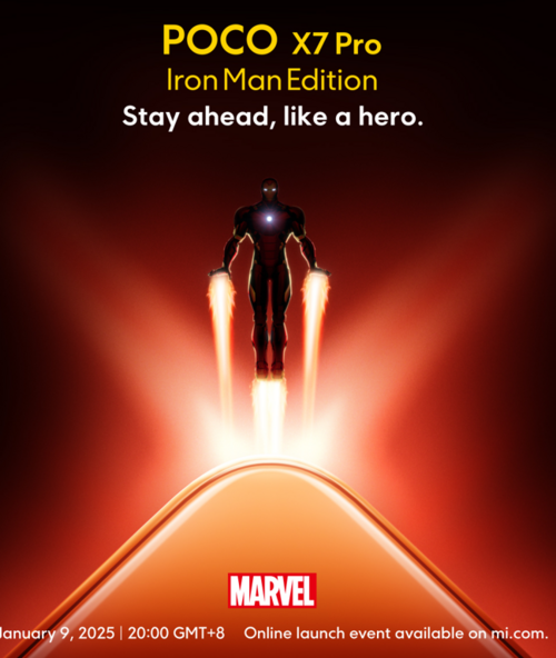 POCO X7 Pro Iron Man Edition