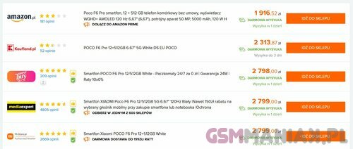 Xiaomi POCO F6 Pro Ceneo