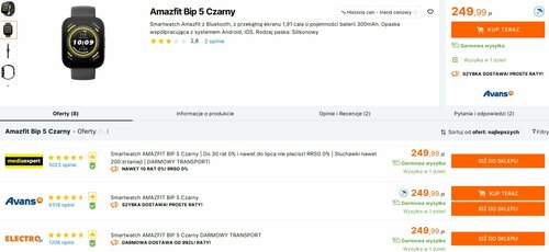 Amazfit Bip 5