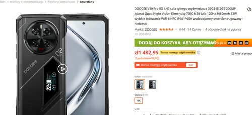 DOOGEE V40 Pro 5G