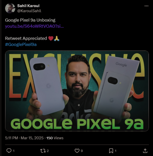 Google Pixel 9a