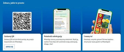 fot. Lidl na WhatsApp