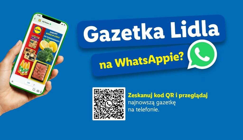 Aplikacja to za mało. Lidl znajdzie Cię nawet na WhatsAppie